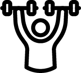 Lifting Weights Icon - Κατερίνα Μπακαλάκη